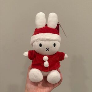 BON TON TOYS 9'' Miffy Santa Plush